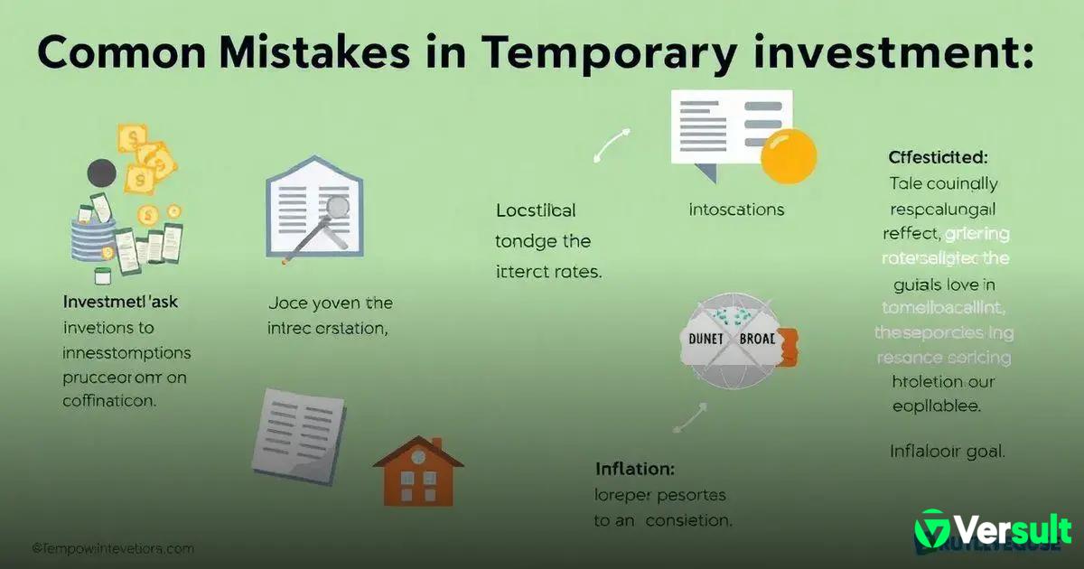 Errores comunes en inversiones temporales