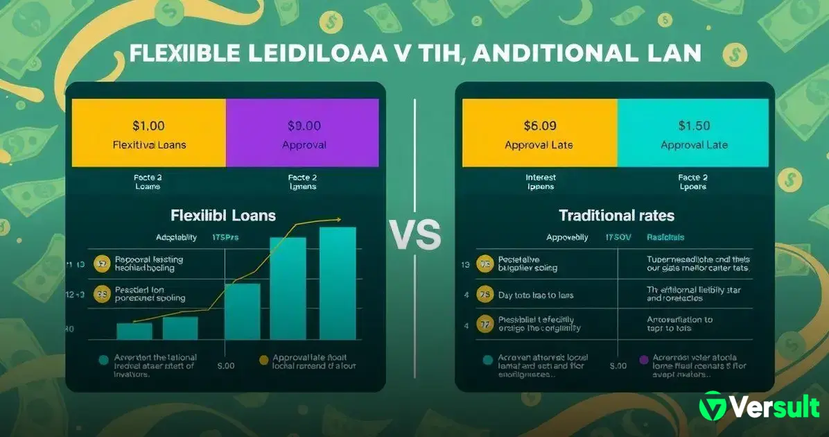 Comparativa: préstamos flexibles vs tradicionales